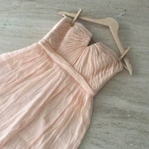 Pink silk chiffon j crew dress - love this dress (bust is a 34 )